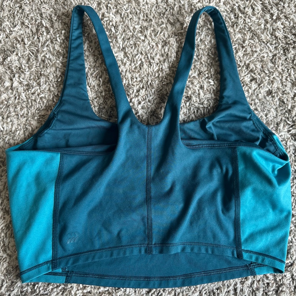 All in Motion Blue Activewear Performance Sports Top - Picture 2 of 4